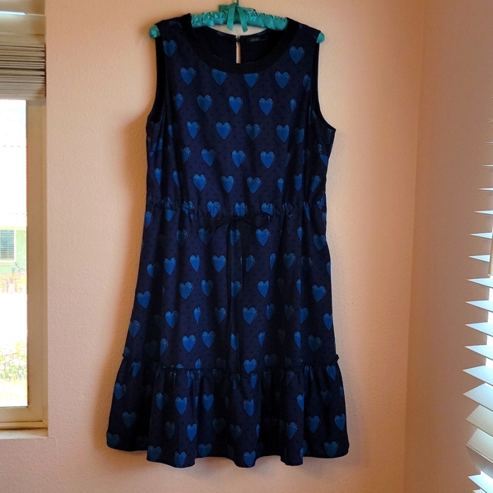 Eshakti Navy Blue Heart Dress